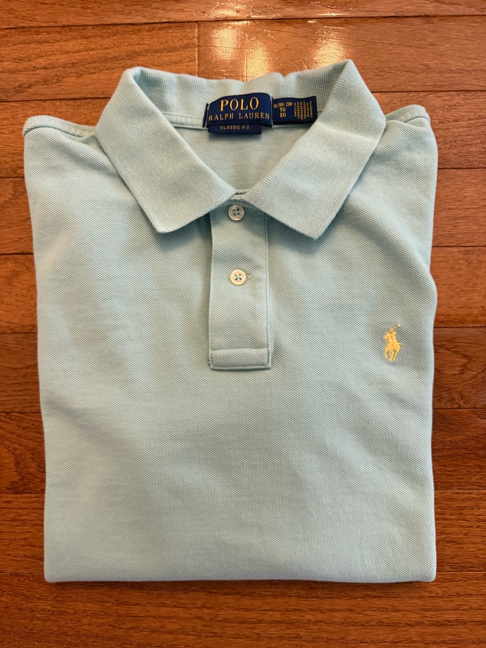 Polo by Ralph Lauren Boys Pale Green Polo with Yellow Pony